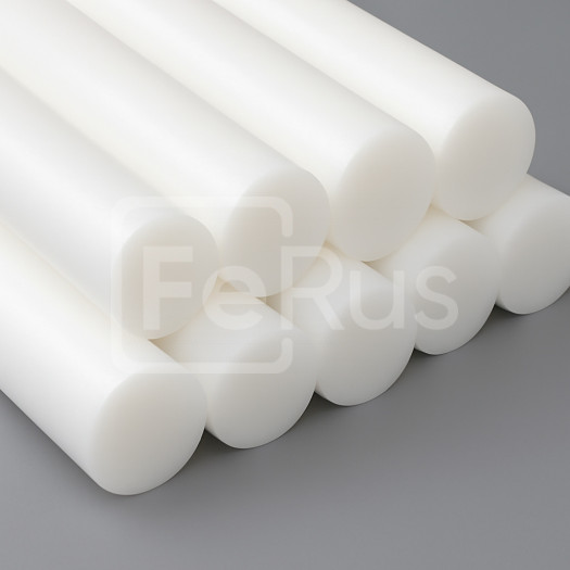 Стержень натуральный 160х2000 мм ПВДФ ТУ 22.21.10-011-17152852-2019