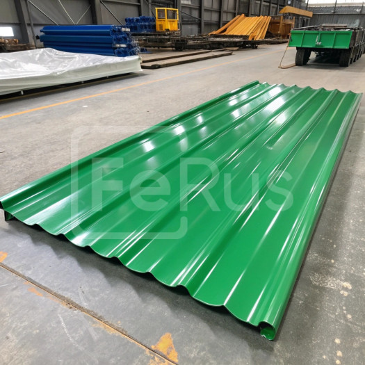 Профнастил С20 полиэстер (Zn100-180) 0,65х1100х1200 мм, RAL 6020