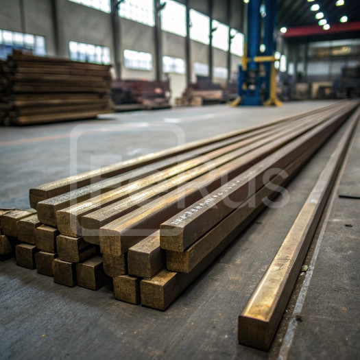 Квадрат бронзовый 19 мм БрАМц9-2 ТУ 48-21-289-73