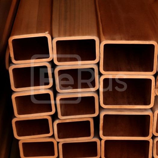 Труба профильная медная 4x8x1x1 мм М1 ГОСТ 16774-2015